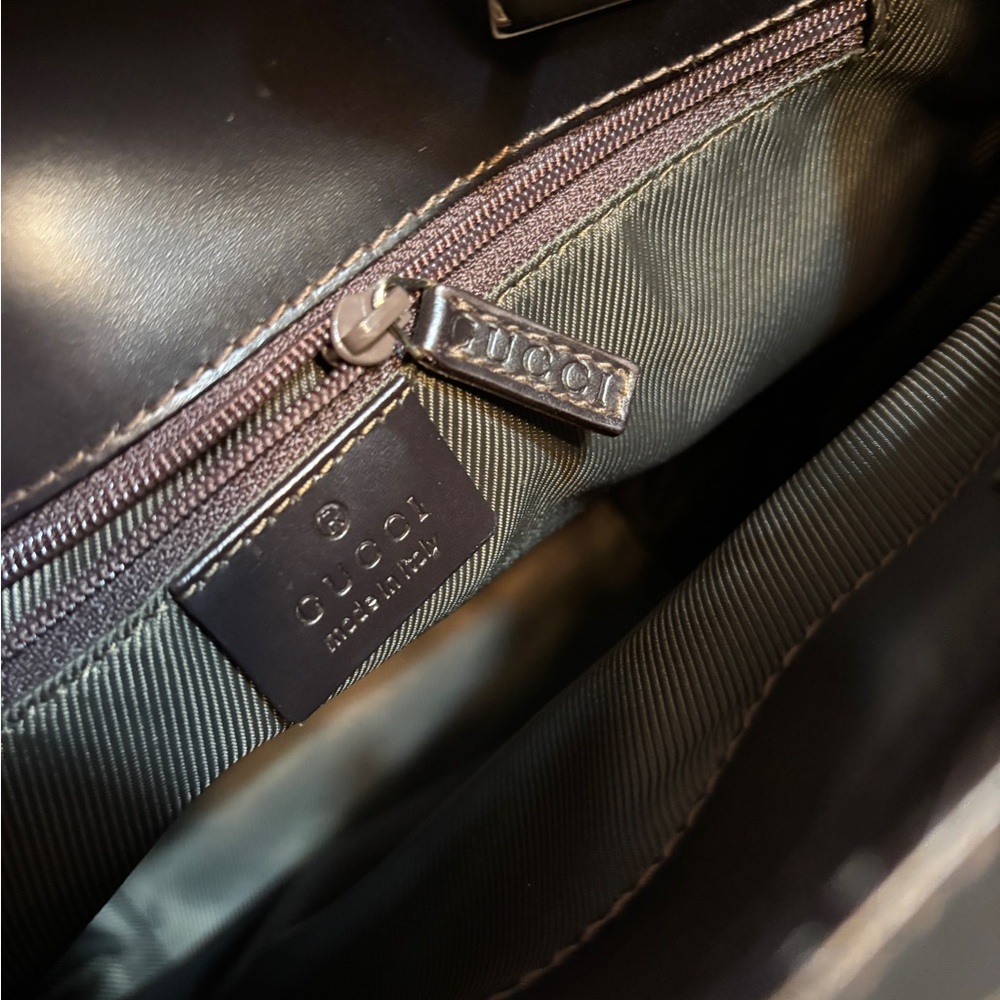 Gucci Beige and Brown GG Canvas Mini Tote with COA. - Picture 10 of 10